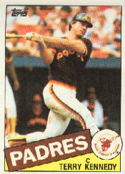 1985 Topps Baseball Cards      635     Terry Kennedy
